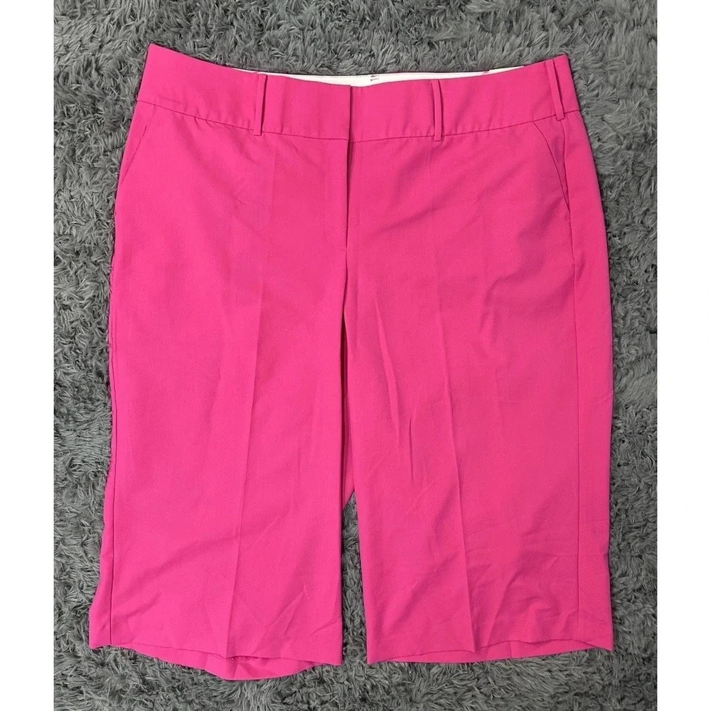NWT Lane Bryant High-Rise Perfect Drape Wide Leg Capri Pant / Hot Pink / Size 26